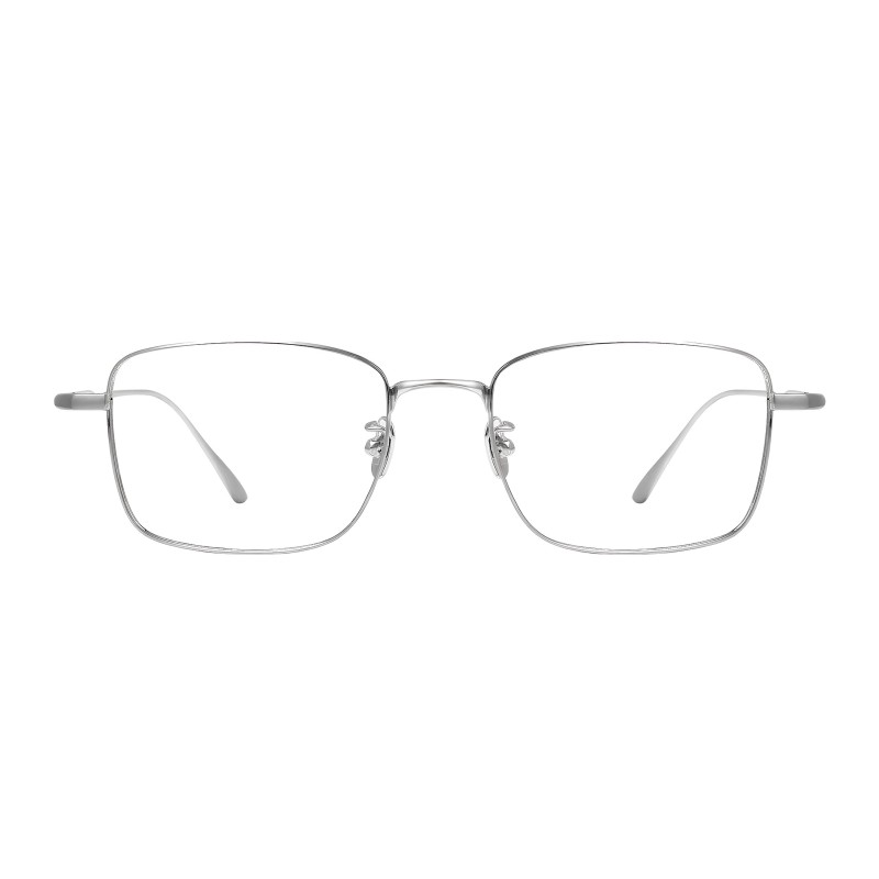 Square Silver Eyeglasses