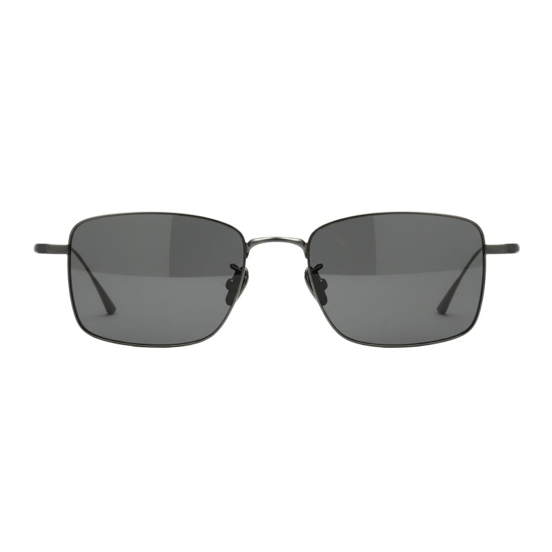 Square Gunmetal Eyeglasses