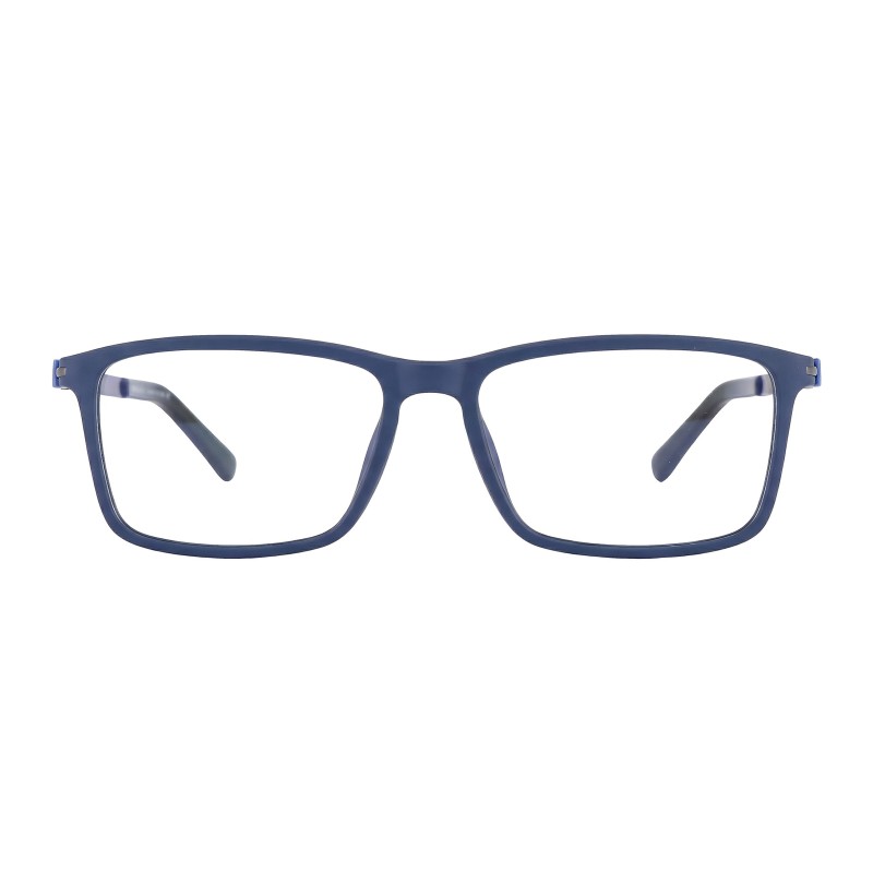 Rectangle Blue Eyeglasses