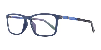 Rectangle Blue Eyeglasses