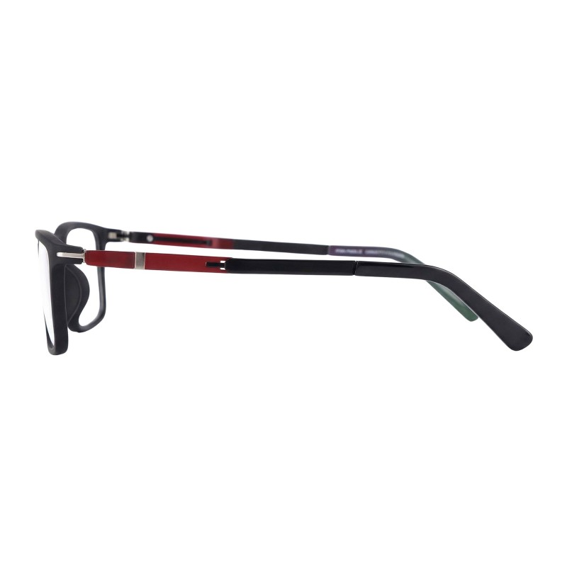 Rectangle Red Eyeglasses
