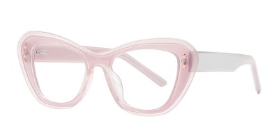 Cat Eye Pink Eyeglasses