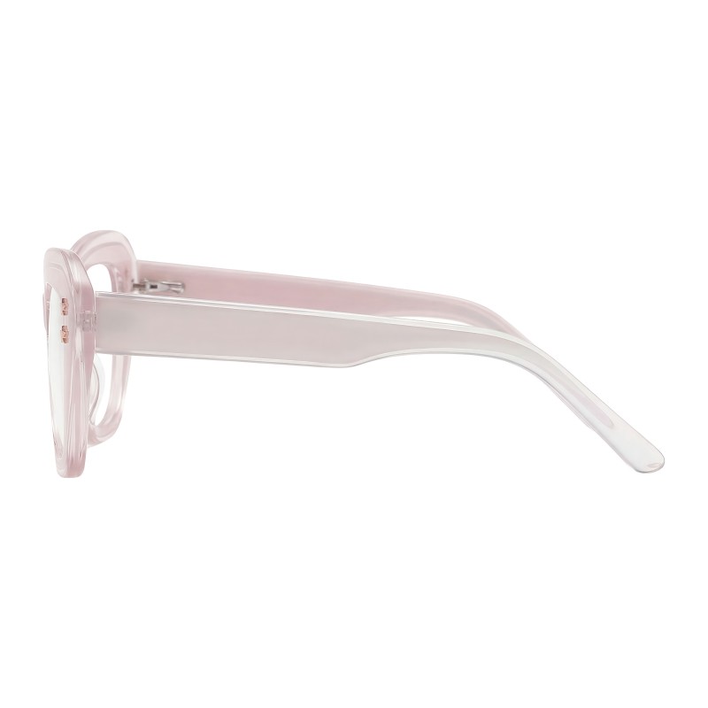 Cat Eye Pink Eyeglasses