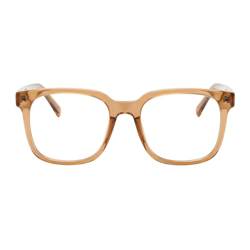 Square Brown Eyeglasses