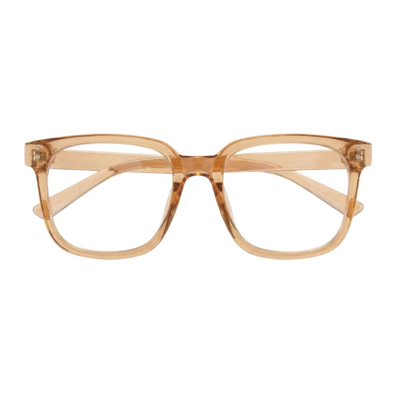 Square Brown Eyeglasses