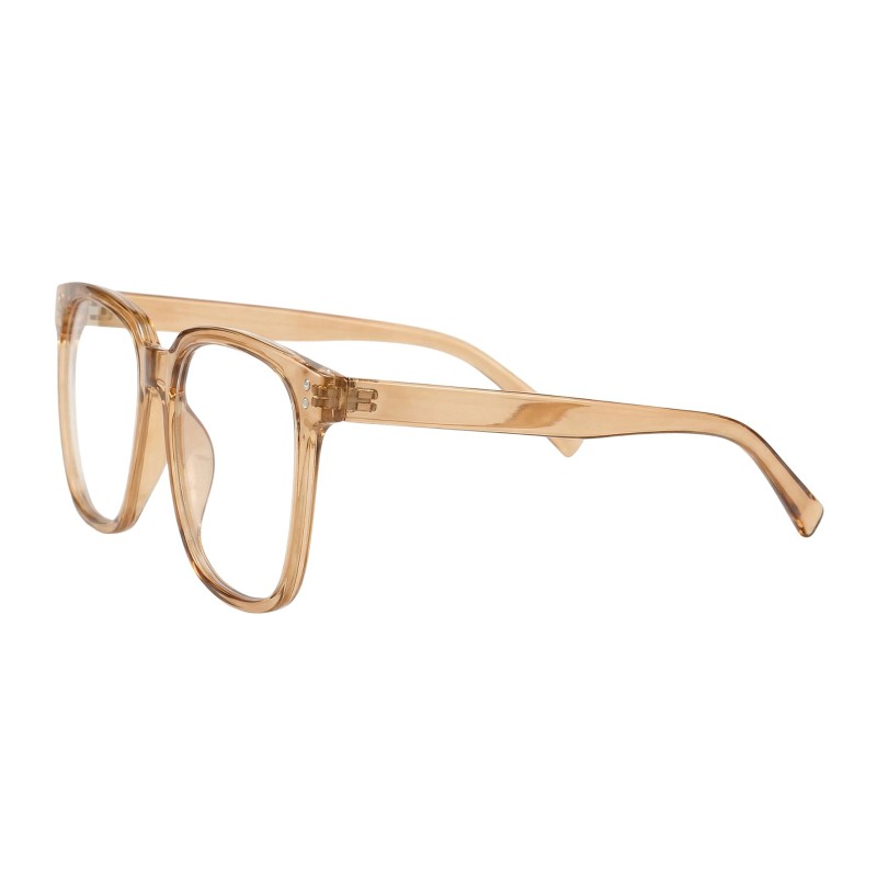 Square Brown Eyeglasses