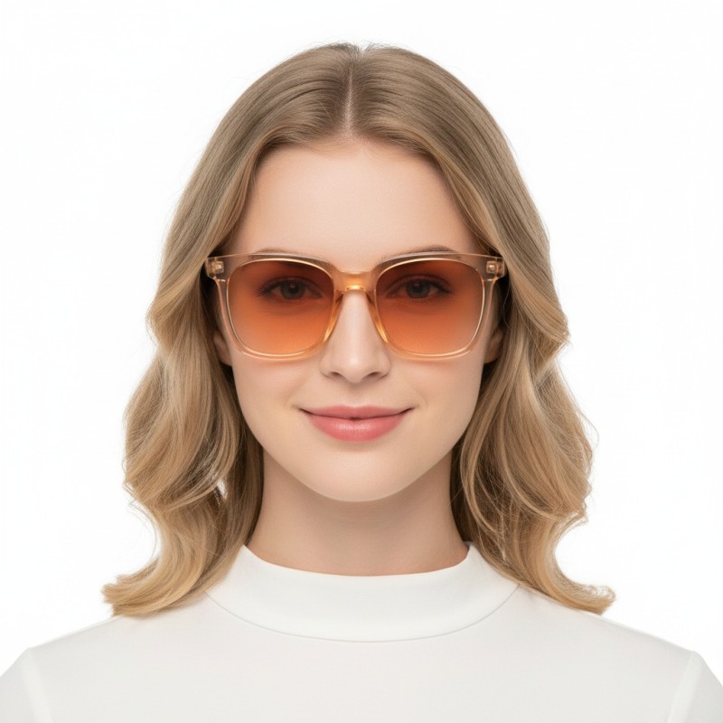 Square Champagne Sunglasses