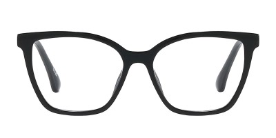 Square Black Eyeglasses