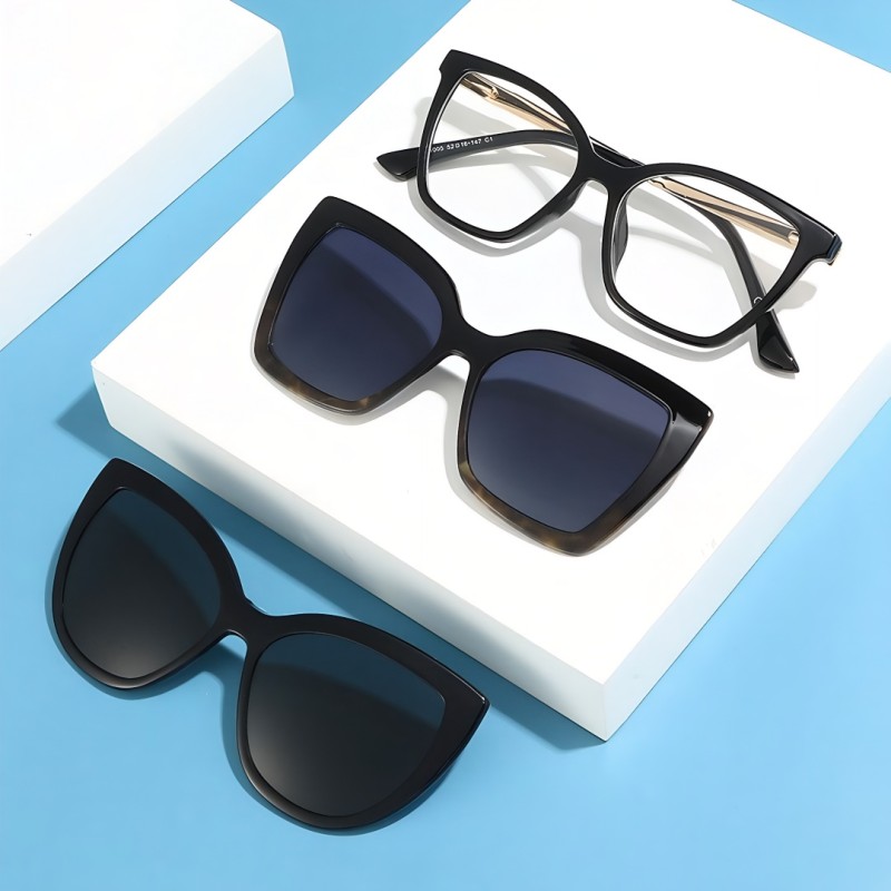 Square Black Eyeglasses