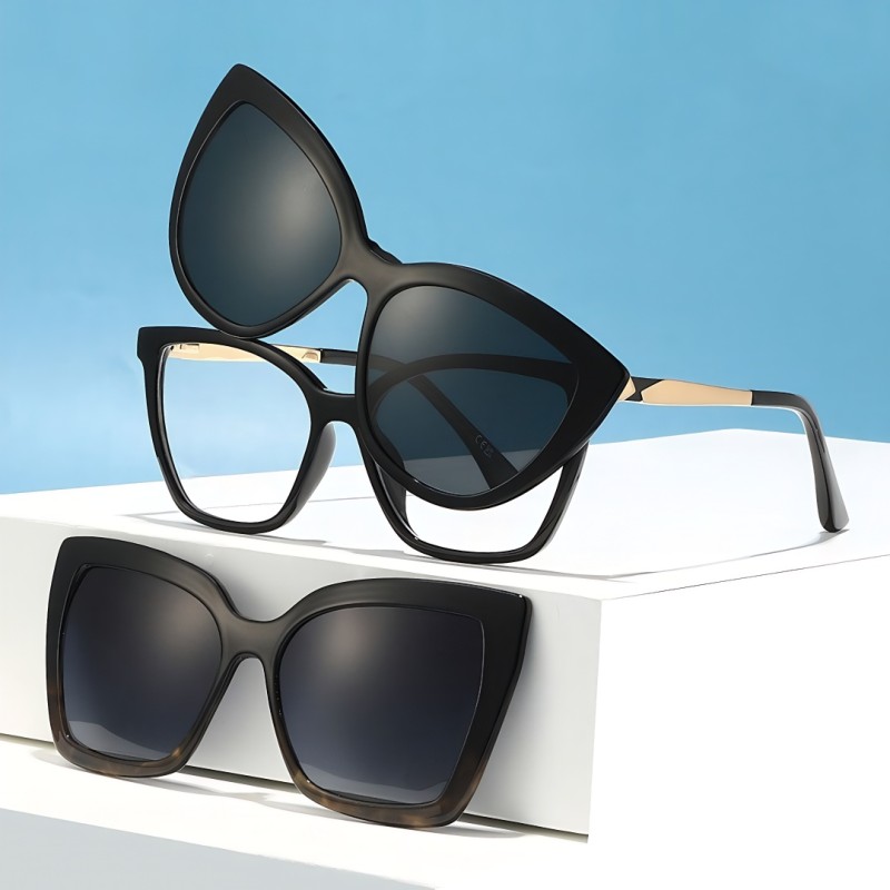 Square Black Eyeglasses