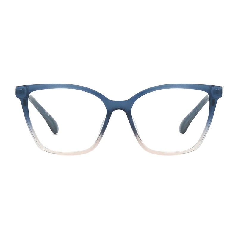 Square Blue Eyeglasses