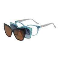 Jersey - Cat Eye Cyan Eyeglasses