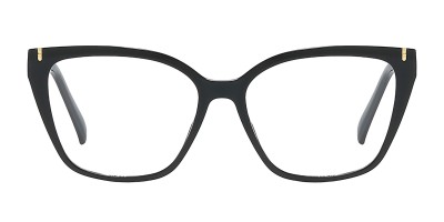 Square Black Eyeglasses
