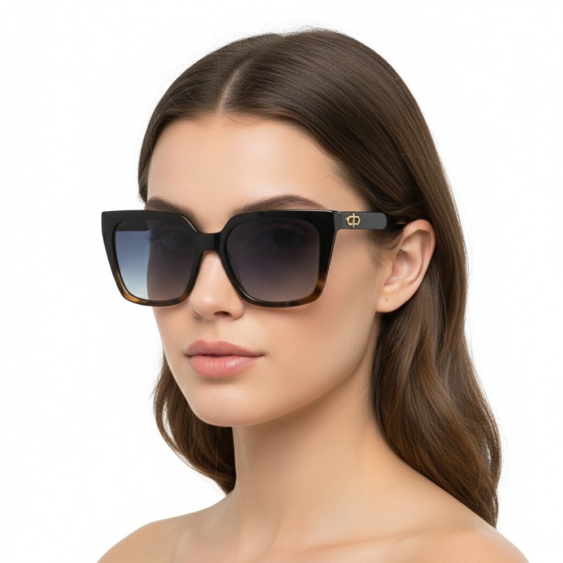 Square Black Eyeglasses