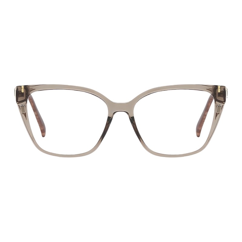 Square Light Mocha Eyeglasses