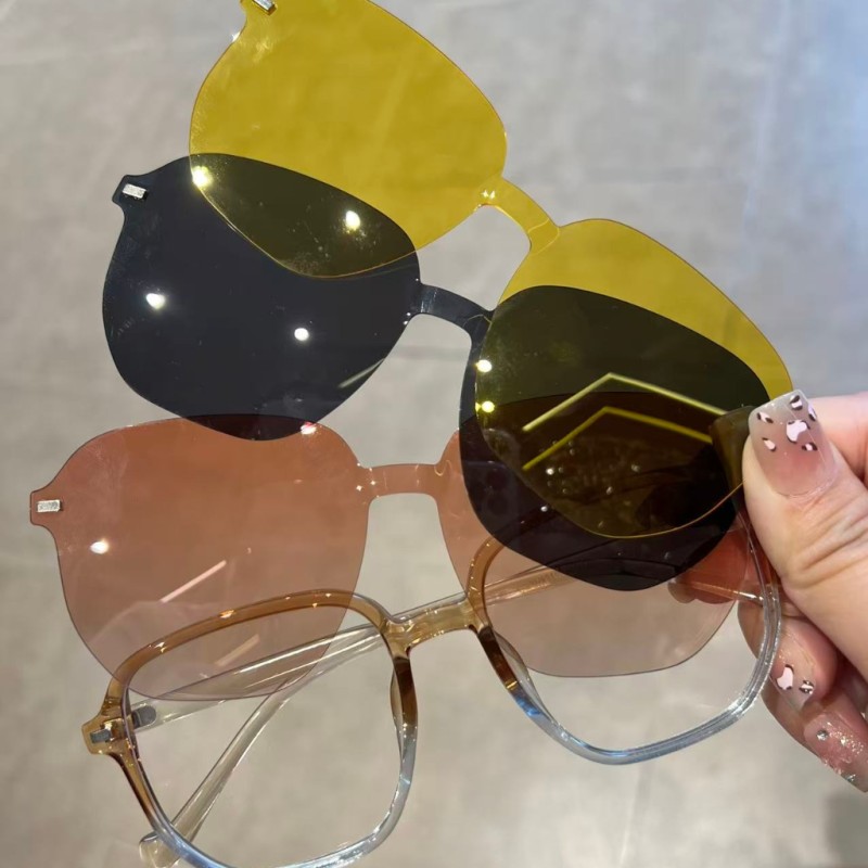 Square Brown/Clear Eyeglasses