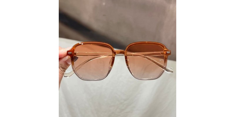Iris Brown Crystal Square Prescription Glasses additional view
