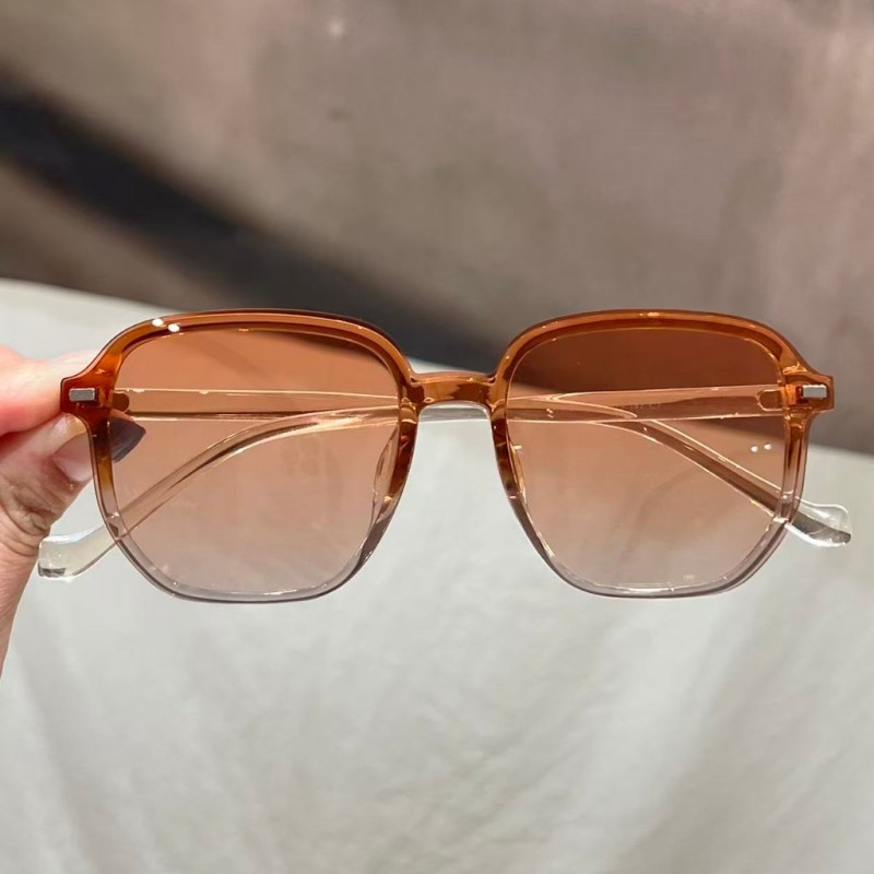 Square Brown/Clear Eyeglasses