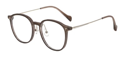 Square Brown Eyeglasses