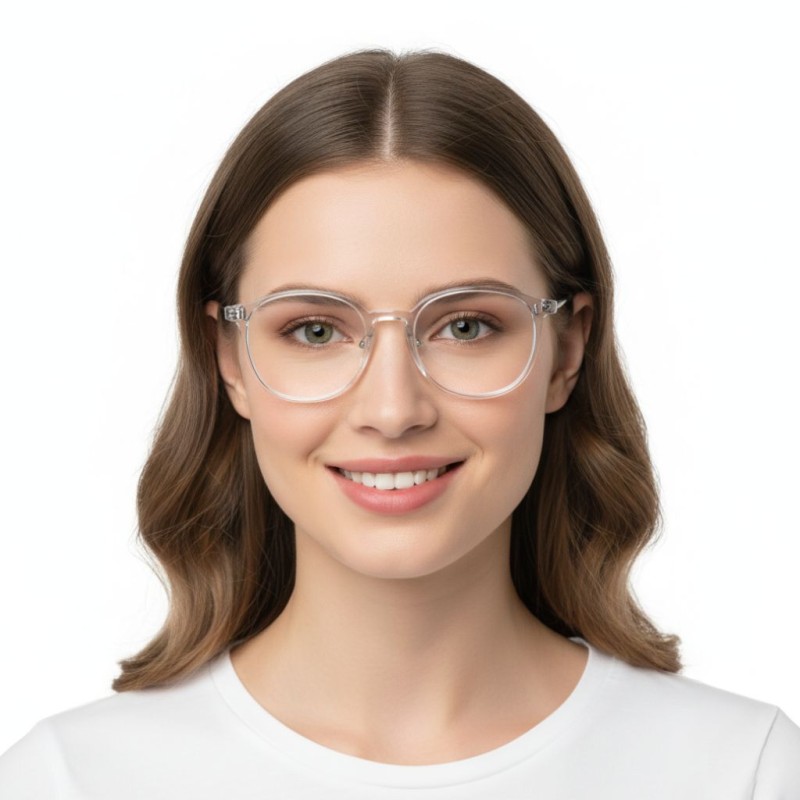 Square Clear Eyeglasses