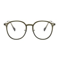 Square Green Eyeglasses