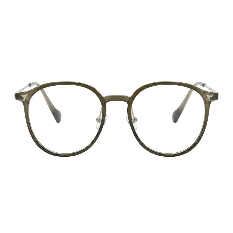 Square Green Eyeglasses