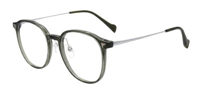 Seraphina Olive Green Square Prescription Glasses