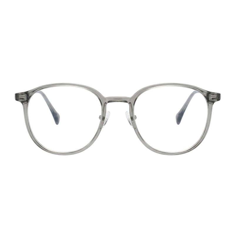 Square Gray Eyeglasses