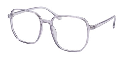 Square Light Gray Eyeglasses
