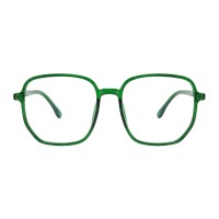 Square Green Eyeglasses
