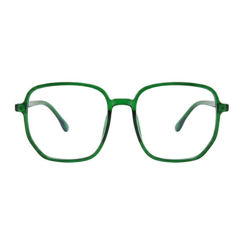 Square Green Eyeglasses