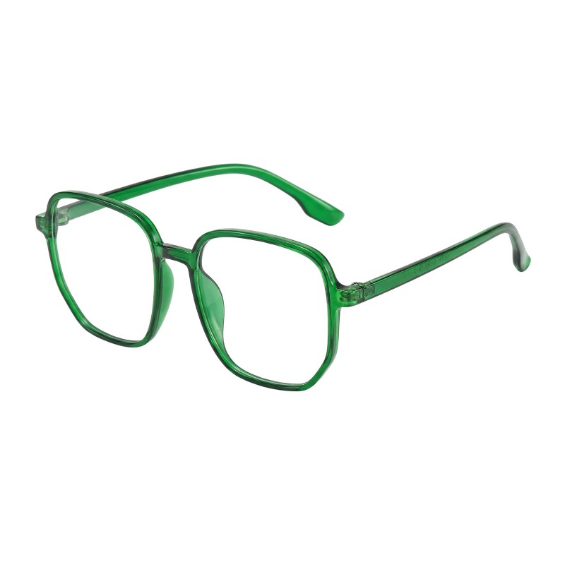 Square Green Eyeglasses