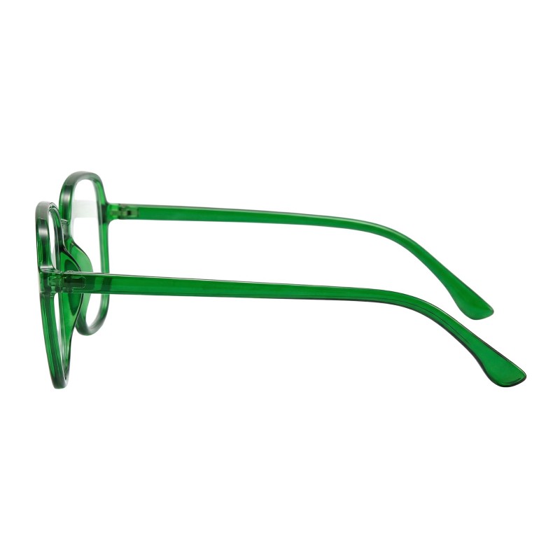 Square Green Eyeglasses