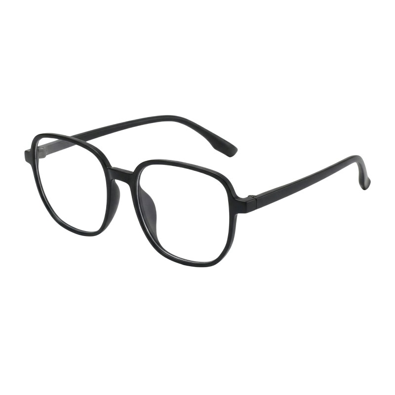 Square Matte Black Eyeglasses