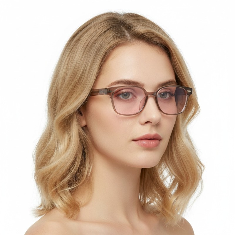 Rectangle Pink Sunglasses 