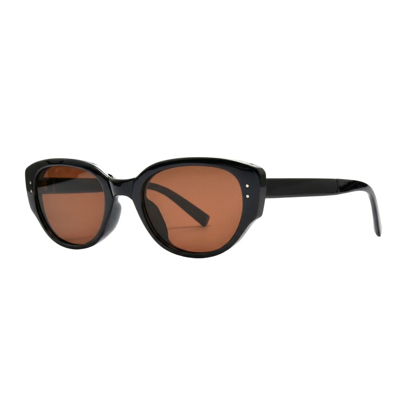 Cat Eye Black Brown Sunglasses