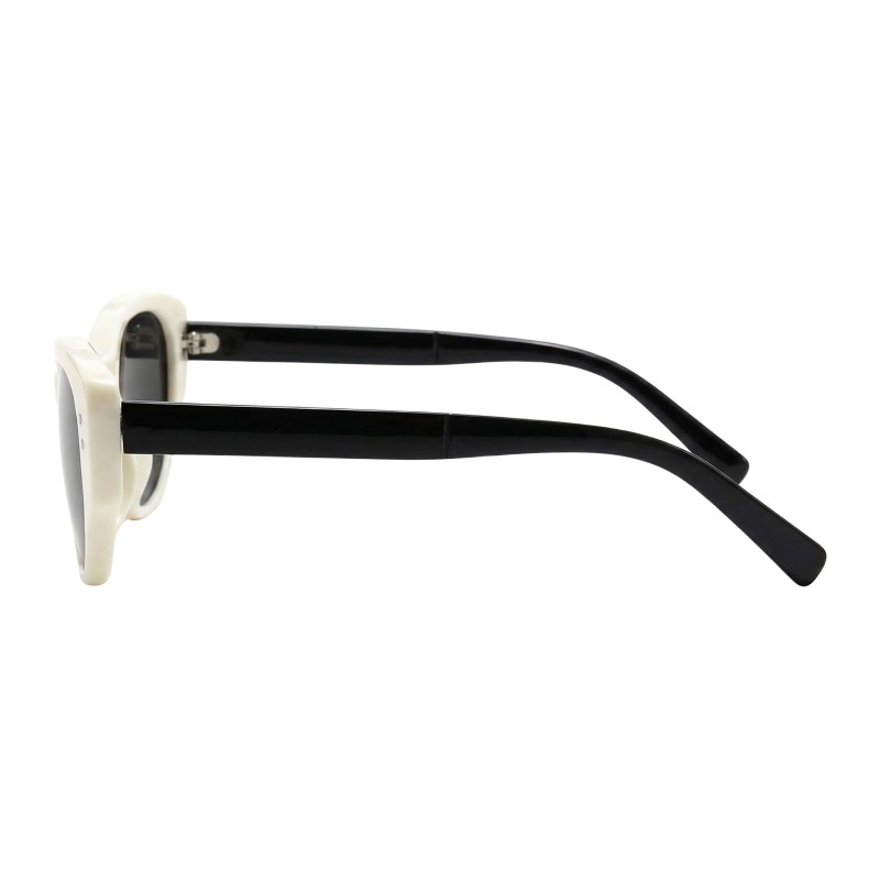 Cat Eye White Sunglasses