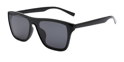 Polygon Black Sunglasses