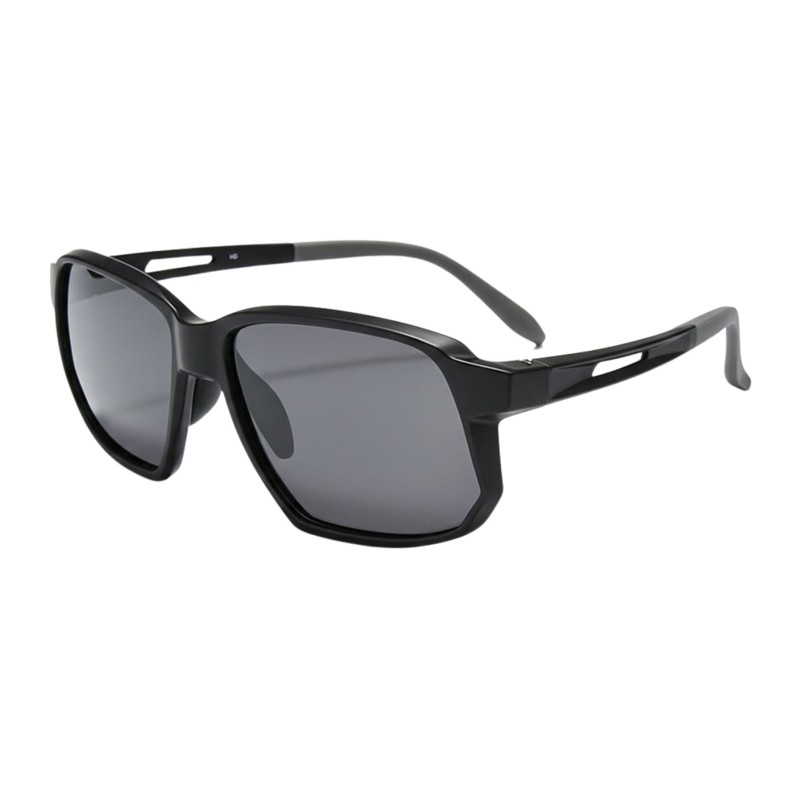 Polygon Black Sunglasses