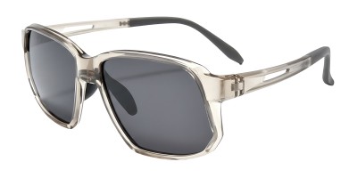 Polygon Light Gray Sunglasses