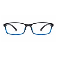 Hugo - Rectangle Black Blue Eyeglasses