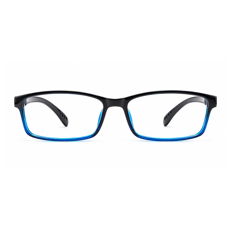 Hugo Black Blue Rectangle Prescription Glasses
