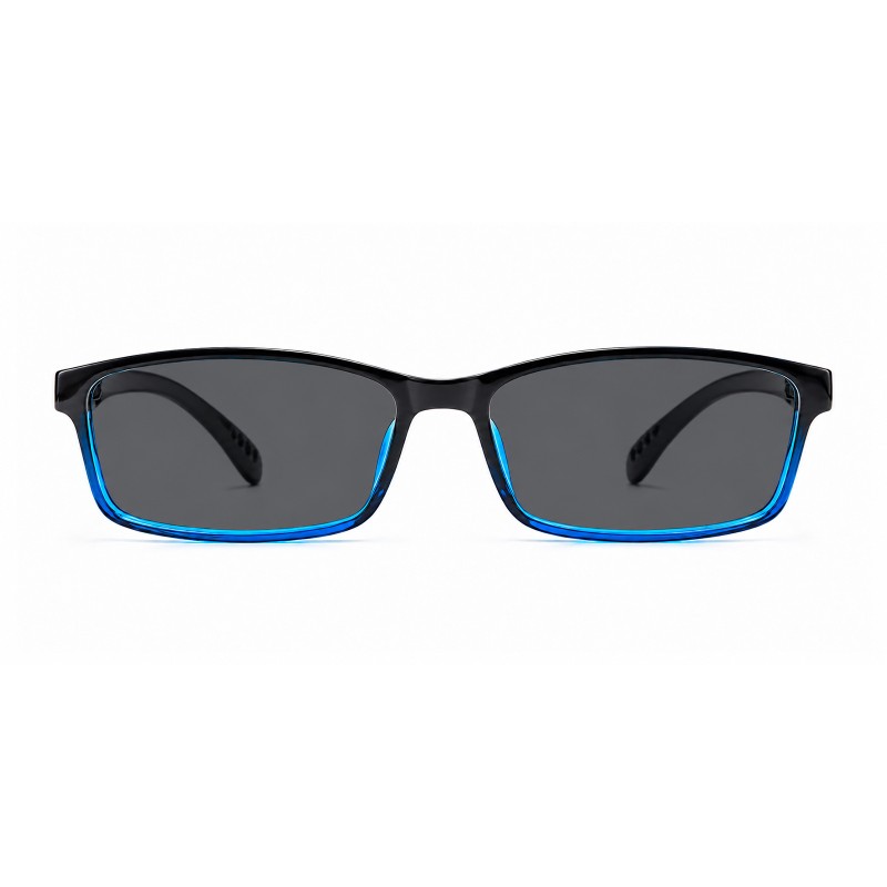 Hugo Black Blue Rectangle Prescription Glasses additional view