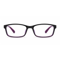 Hugo - Rectangle Purple Eyeglasses