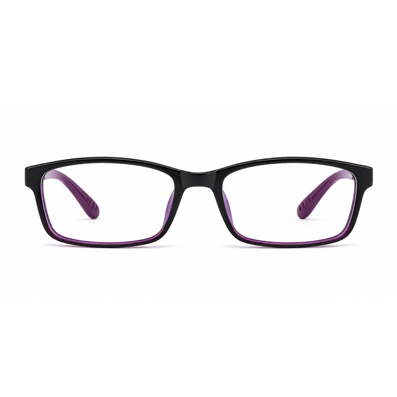 Hugo Purple Rectangle Prescription Glasses