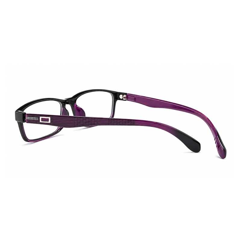 Hugo Purple Rectangle Prescription Glasses additional view