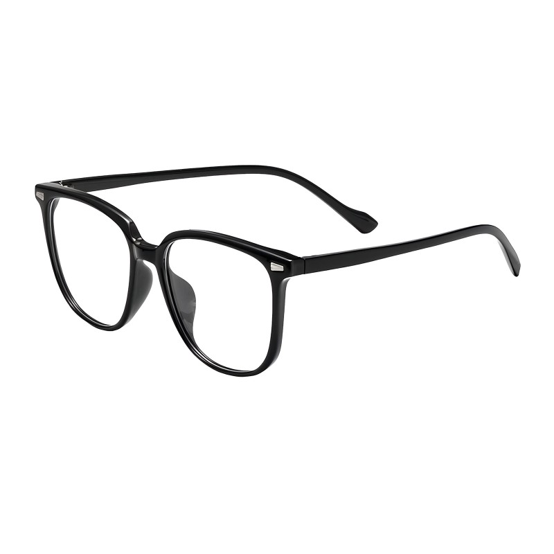 Square Black Eyeglasses