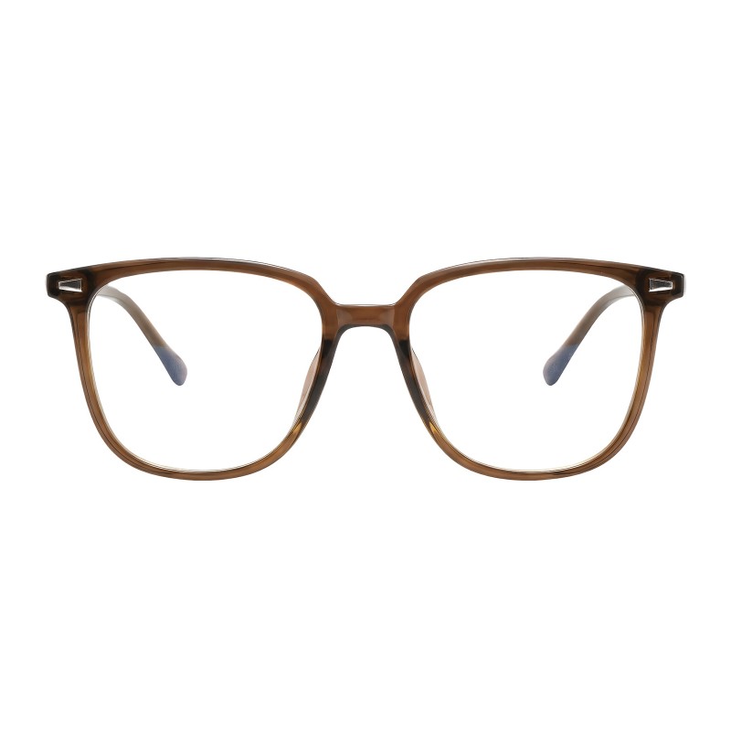 Square Brown Eyeglasses