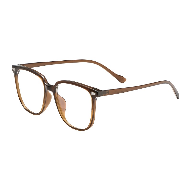 Square Brown Eyeglasses