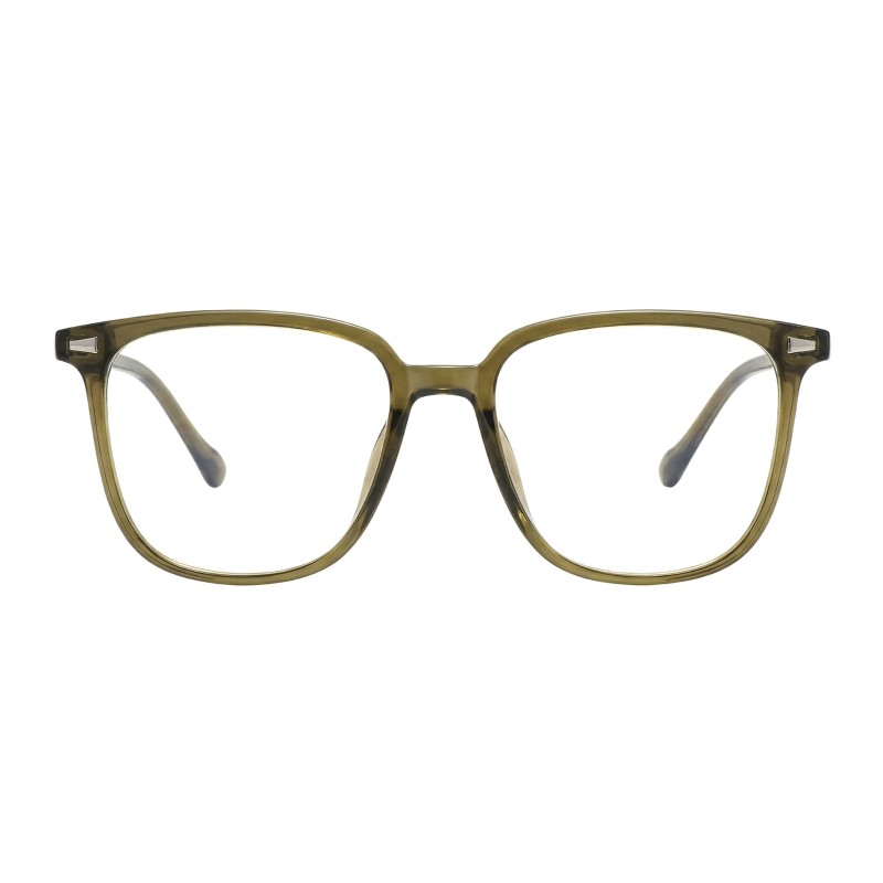 Square Green Eyeglasses